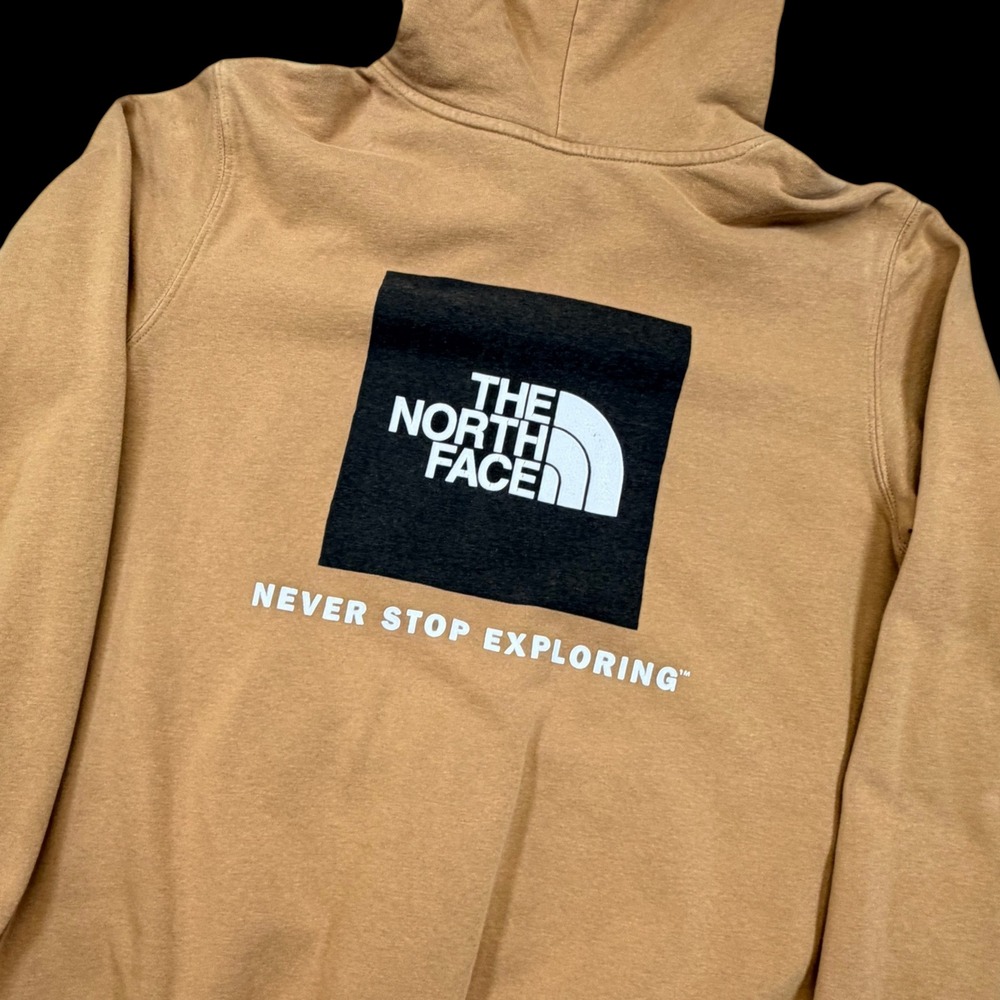The North Face Evolution Box Hoodie Mens Medium Crew Neck‎ Long Sleeve Pullover